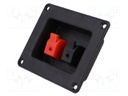 Terminal; loudspeaker; mono; for panel mounting