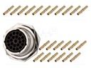 Connector: circular; Series: RT360; socket,plug; female; crimped