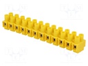 Terminal block; screw terminal; ways: 12; 0.75÷4mm2; terminals: 24