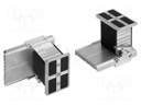 Vacuum block; Man.series: VCBL-A; Mat: aluminium