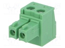 Pluggable terminal block; 3.81mm; ways: 2; straight; plug; female