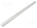 Accessories: aluminium tube; silver; Harmony XVB7; 400mm