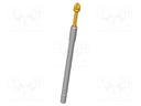Test needle; Operational spring compression: 4mm; 5A; Ø: 2mm; 0.8N