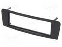 Radio mounting frame; Mercedes; 1 DIN; black
