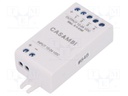 Wireless dimmer; IP20; 12÷24VDC; -20÷45°C; 72.6x30x18mm; 6A