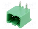 Pluggable terminal block; Contacts ph: 5mm; ways: 2; angled 90°