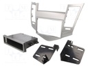 Radio mounting frame; Chevrolet; 1 DIN,2 DIN; silver