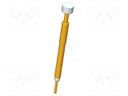 Needle-like test probe; Operational spring compression: 4.2mm