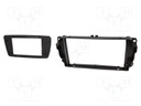 Radio mounting frame; Seat; 2 DIN; galway grey