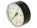 Manometer; 0÷1bar; 63mm; non-aggressive liquids,inert gases
