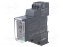Timer; 0,05s÷300h; DPDT; 250VAC/8A; 24÷240VAC; 24÷240VDC; DIN; IP20