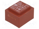Transformer: encapsulated; 3.2VA; 230VAC; 9V; 9V; 178mA; 178mA