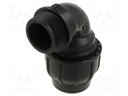 Splice terminal: clamping; Thread: G 2" external; 63mm; Plast
