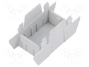Cover; for enclosures; UL94HB; Series: EH 35; Mat: ABS; grey; 35mm