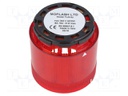 Signaller: lighting; BA15D; continuous light; Colour: red; LED