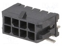 Socket; wire-board; male; Micro-Fit 3.0; 3mm; PIN: 8; SMT; 5A; tinned