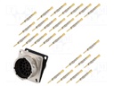 Connector: circular; Series: RT360; socket; male; crimped; PIN: 26