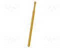 Test needle; Operational spring compression: 4.3mm; 5A; Ø: 1.5mm