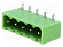 Pluggable terminal block; Contacts ph: 5mm; ways: 5; angled 90°