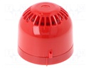 Signaller: sound; siren; 9÷60VDC; 106dB; Series: Sonos; IP21; 4/41mA