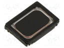 Sound transducer: loudspeaker; -20÷70°C; H: 2.8mm; 1W; 8Ω; IP65