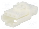 Plug; wire-wire; hermaphrodite; Ditto; 3mm; PIN: 3; w/o contacts