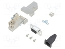 D-Sub; PIN: 15; plug; female; angled 45°; soldering; for cable