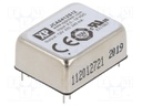 Isolated Board Mount DC/DC Converter, 2:1 Input, ITE, 1 Output, 4 W, 12 V, 340 mA