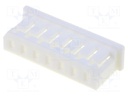 Plug; wire-board; female; MicroBlade; 2mm; PIN: 7; w/o contacts