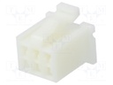 Connector: wire-board; MDF6; plug; female; w/o contacts; PIN: 6