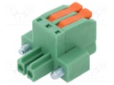 Connector: pluggable terminal block; plug; female; PL; 10A; 300V