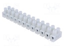 Terminal block; screw terminal; ways: 12; 0.5÷4mm2; terminals: 24