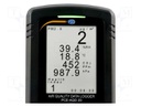 Meter: air quality; Range: 0÷250um/m3; 0÷10000ppm; ±3%; 0÷50°C