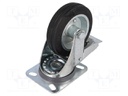 Transport wheel; Ø: 100mm; W: 30mm; H: 128mm; torsional with lock