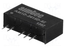 Converter: DC/DC; 1W; Uin: 21.6÷26.4V; Uout: 15VDC; Uout2: -15VDC
