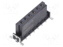Connector: PCB to PCB; female; PIN: 6; 2.54mm; -55÷125°C; 20A; SMT