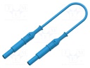 Test lead; 70VDC; 33VAC; 12A; banana plug 4mm,both sides; Len: 1m