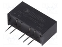 Converter: DC/DC; 2W; Uin: 4.5÷5.5V; Uout: 12VDC; Uout2: -12VDC; SIP7