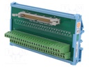 Industrial module: terminal block; Mounting: DIN; FLAT-50