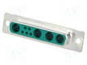 Special D-Sub; PIN: 9(4+5); plug; female; w/o special terminals