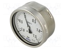 Manometer; -1÷1.5bar; Class: 1; 100mm; stainless steel; 212.20