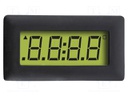 Temperature meter; digital,mounting; on panel; LCD 4 digits
