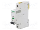 Circuit breaker; 230VAC; Inom: 0.5A; Poles: 1; DIN; Charact: C; 6kA