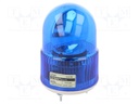 Signaller: lighting; rotating light; blue; Series: S100; 24VDC