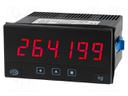 Meter: programmable; digital,programmable; on panel; LED; IP65