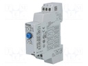 Timer; 0,1s÷100h; SPDT; 250VAC/8A; 24÷240VAC; 24÷240VDC; DIN; PIN: 6