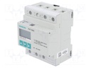 Module: controller; DIN; IP20; Display: LCD; 90x71.6x63mm; VAC: 400V