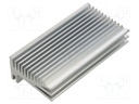 Heatsink: extruded; TO218,TO220,TOP3; aluminium; L: 94mm; W: 50mm
