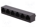 Socket; RJ45; PIN: 8; Cat: 5; Layout: 8p8c