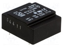 Transformer: encapsulated; 1VA; 115/115VAC; 18V; 18V; 27mA; 27mA
